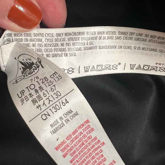 EUC Disney Minnie Mouse Bow fully sequin gold red dress - Picture 3 of 11